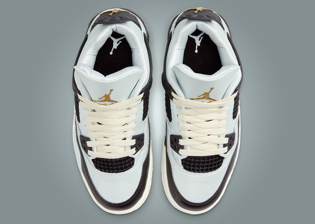 Air Jordan 4 Retro Platinum Gold (GS) Top