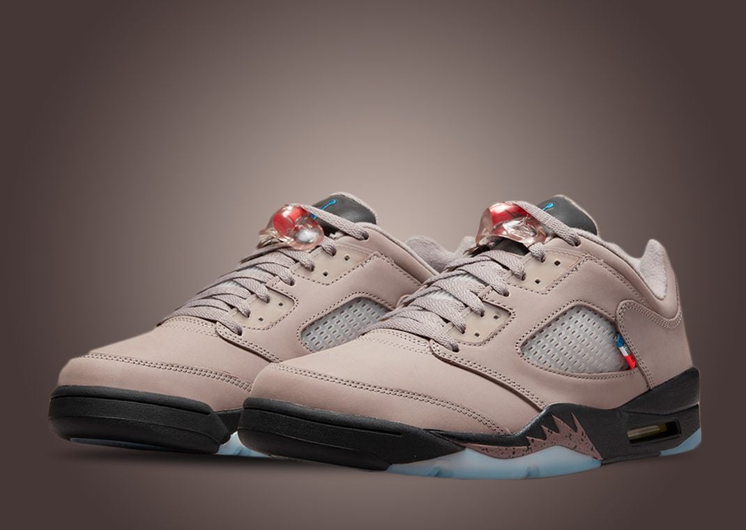 PSG x Air Jordan 5 Retro Low Pumice