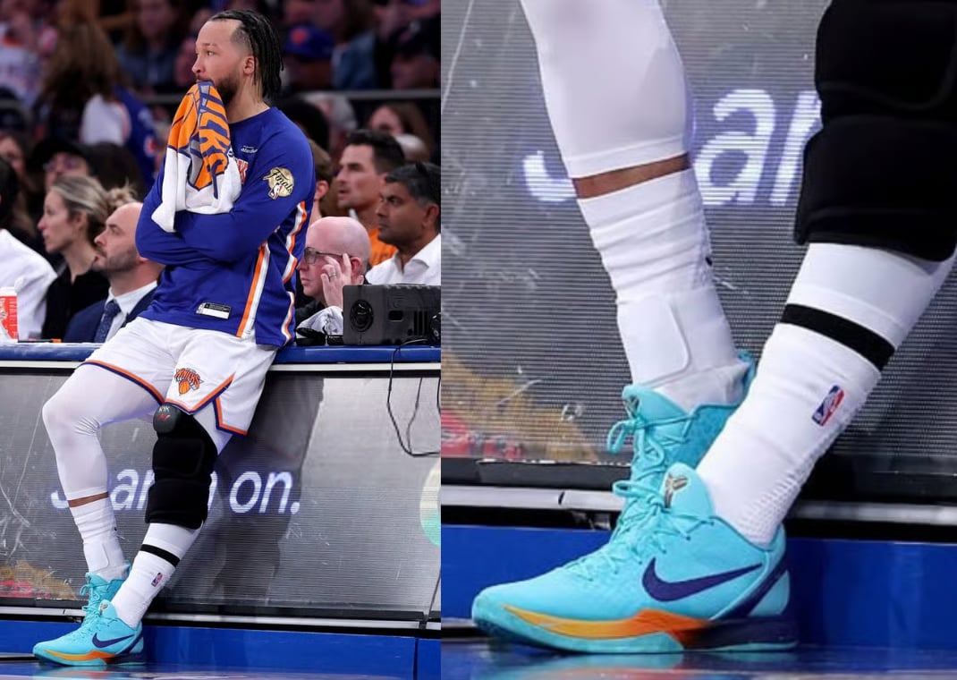 Jalen Brunson Nike Kobe 6 Protro Finals PE