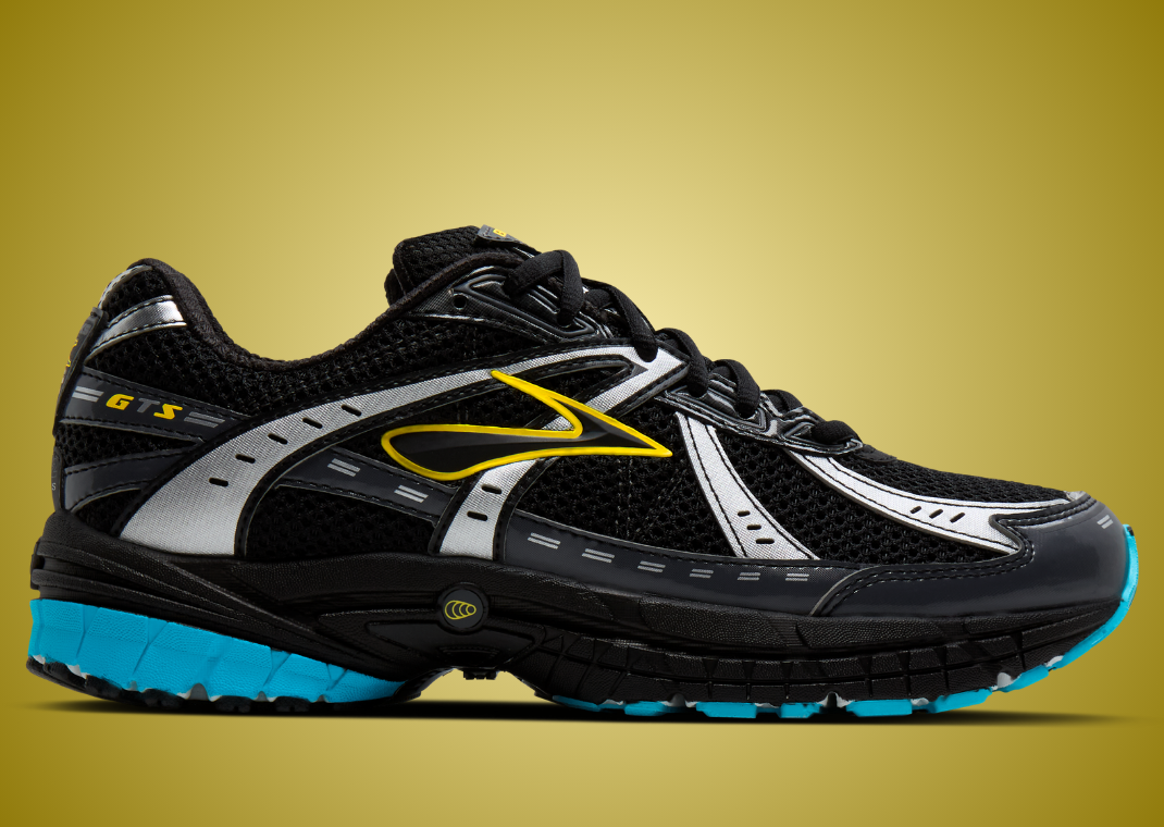 Brooks Adrenaline GTS 10 Black Blue - Lateral