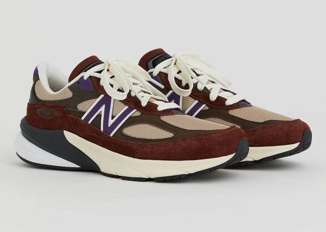 New Balance 990v6 Made in USA Rich Oak Cosmic Grape