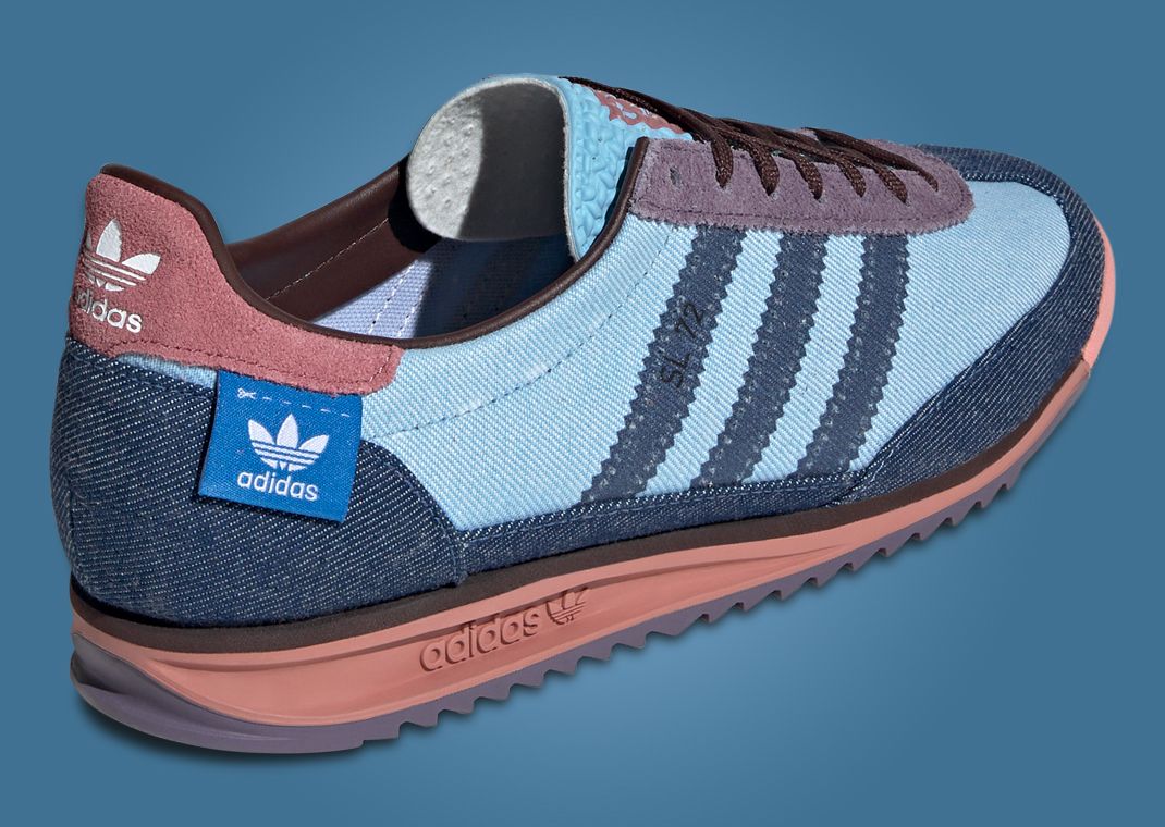 Kseniaschnaider x adidas SL 72 OG Denim (W) Heel Angle