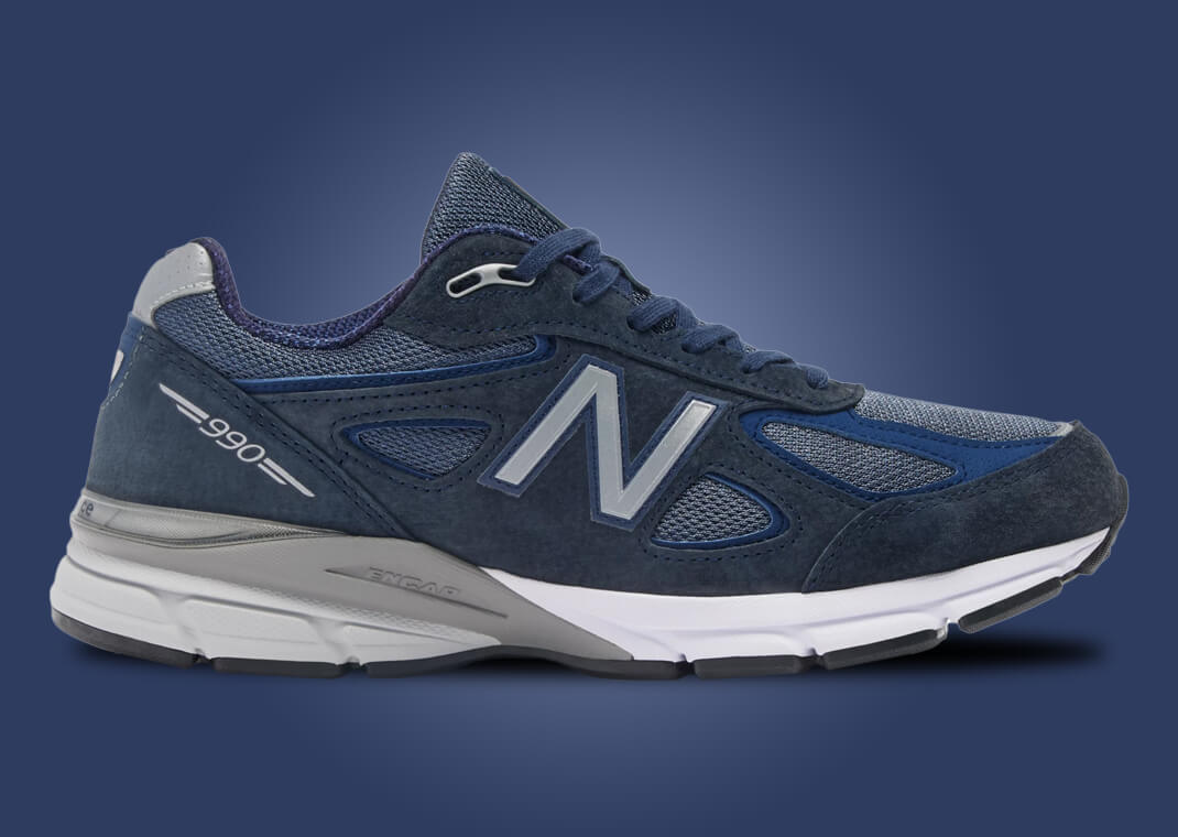ニューバランス 990V4 MADE IN USA NAVY 26cm The New Balance 990v4 Made in USA Goes Timeless in Navy