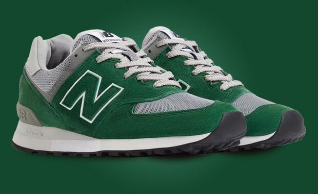 The New Balance 576 Made in UK Green Grey Releases in 2023