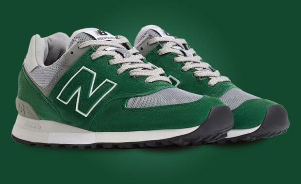 The New Balance 576 Made in UK Green Grey Releases in 2023