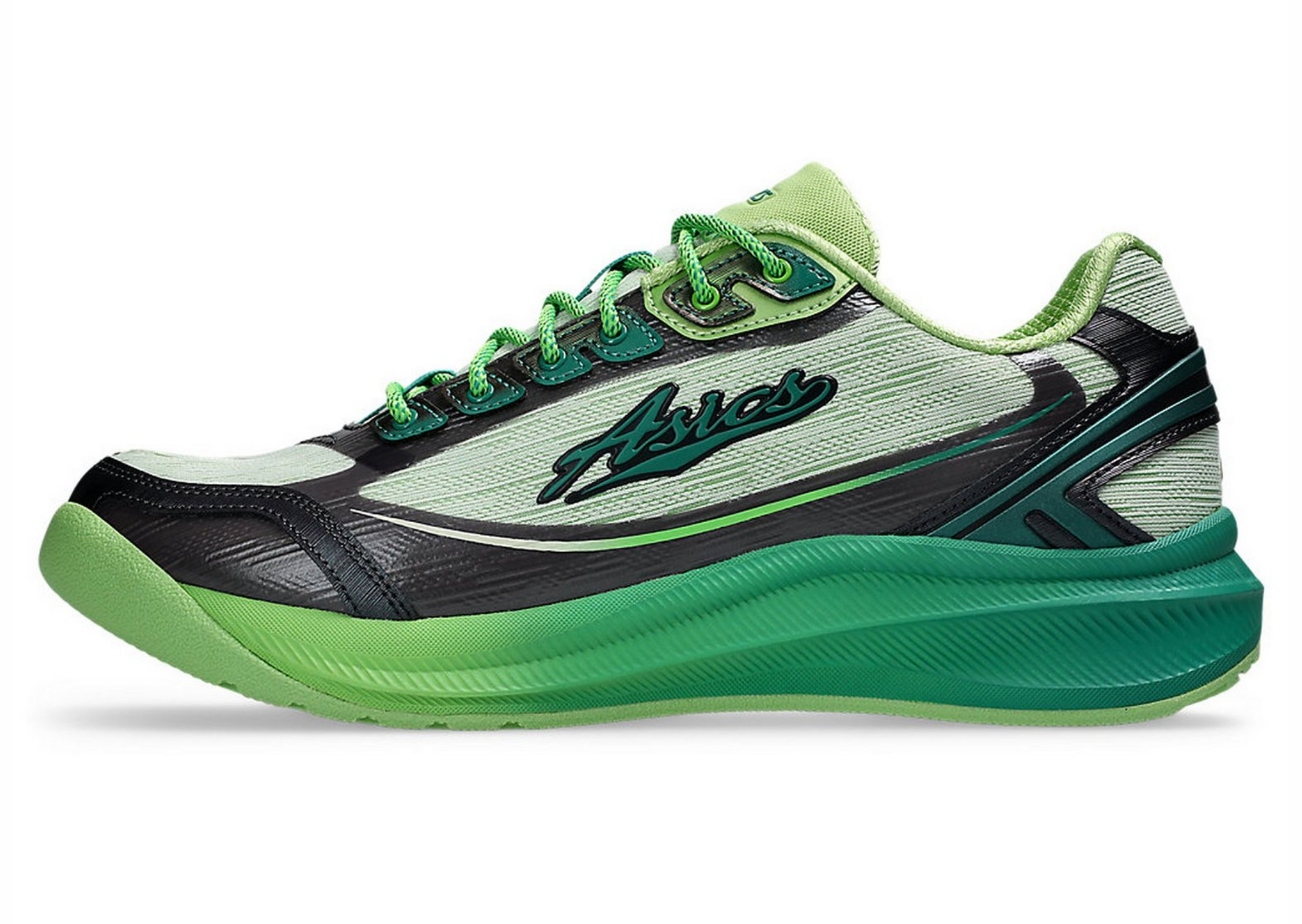 Kiko Kostadinov x Asics Ilargi FF II Green - Lateral