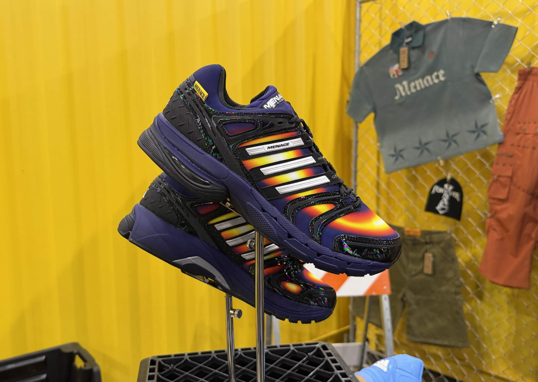 Menace x adidas Adistar Control 5 Heat Signature