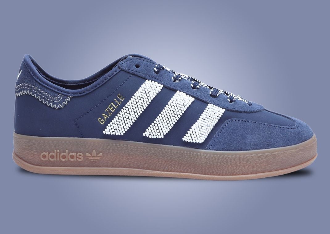 CLOT x adidas Gazelle OG Collegiate Navy