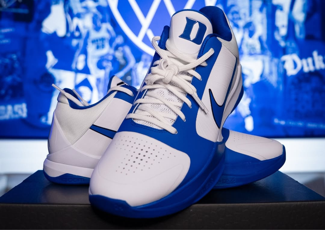 Nike Kobe 5 Protro Duke PE White