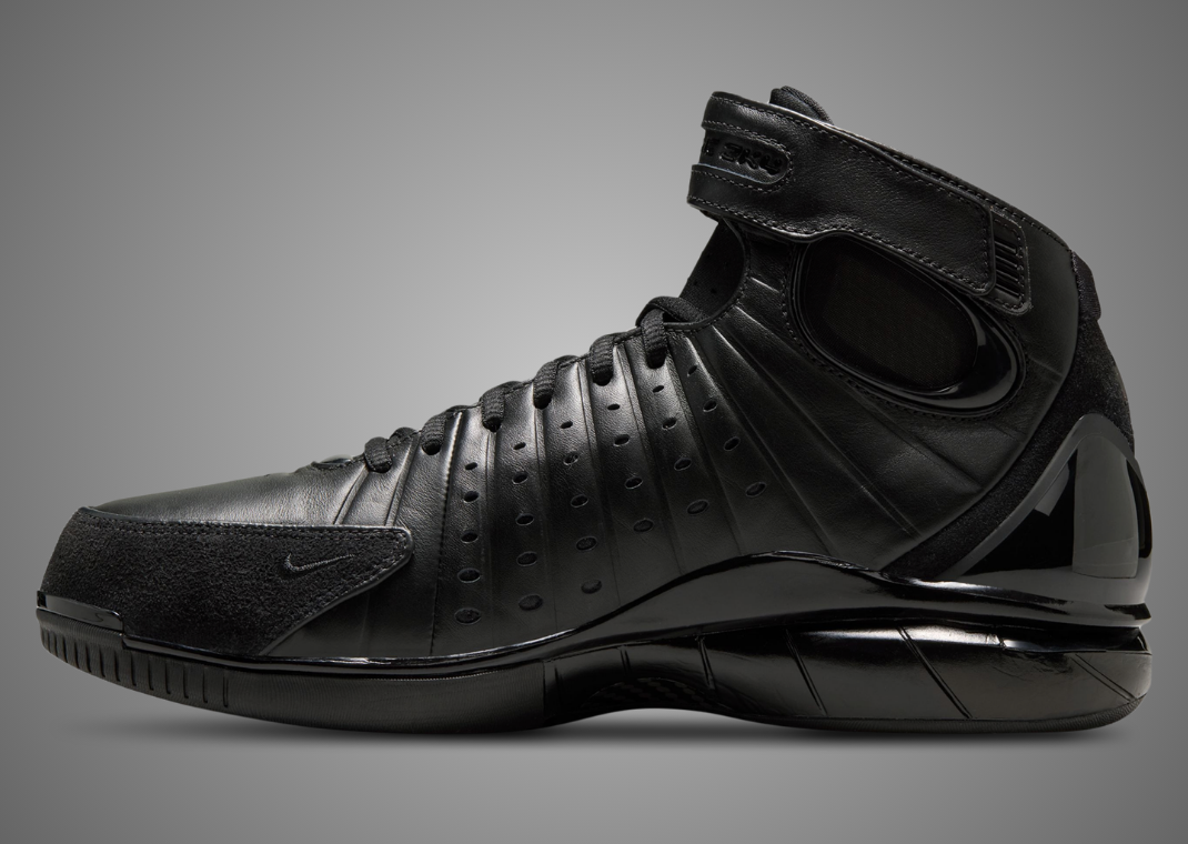 Nike Zoom Huarache 2K4 Black OT - Medial