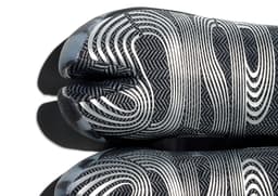 Kiko Kostadinov x Asics LYSA FF Tabi Carbon Pure Silver - Details