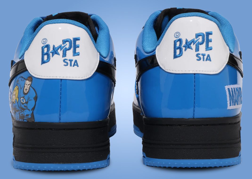 The Fantastic Four x A Bathing Ape BAPE STA Mr. Fantastic & Invisible Woman Heel