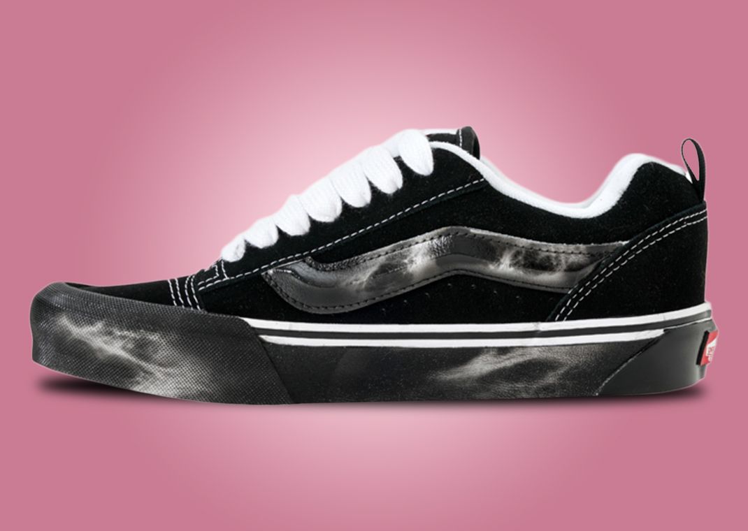 COSTS x Vans Knu Skool Black Rose Marble Lateral
