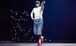 Bad Bunny Breaks Out Never-Before-Seen Red adidas Ballerina On Stage