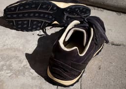 AURALEE x New Balance 204L Brown Heel