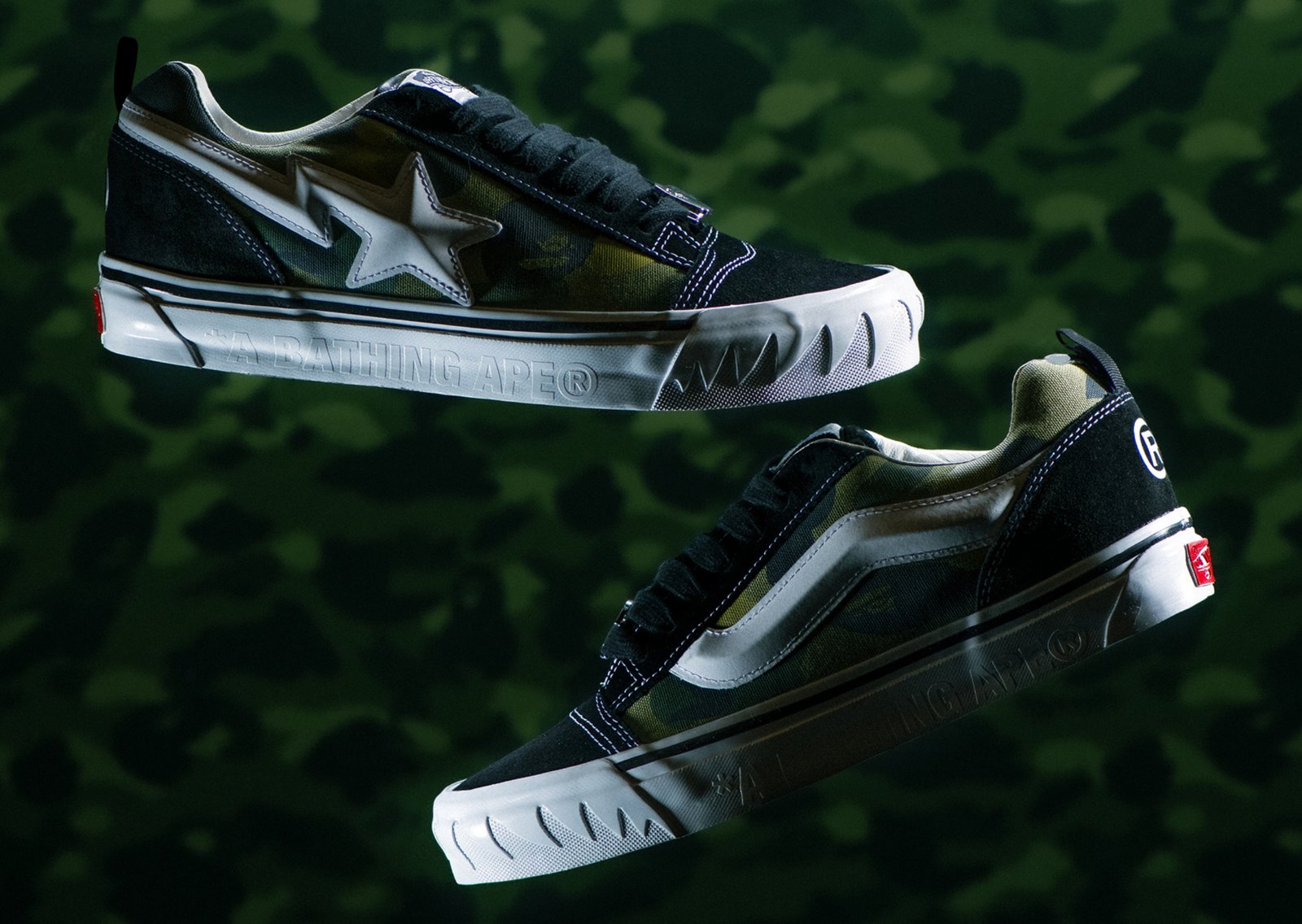 BAPE x Vans Knu Skool