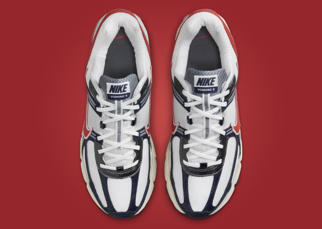 Nike Zoom Vomero 5 White Navy Red (W) Top