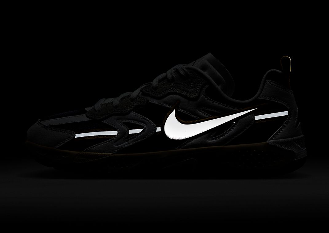 Nike Jam White Midnight Navy Gold 3M Lateral