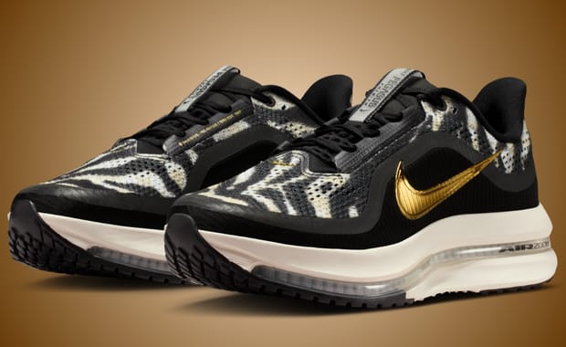 Nike’s Latest Pegasus Premium is a Women’s Exclusive in Zebra Print Mesh and Gold 