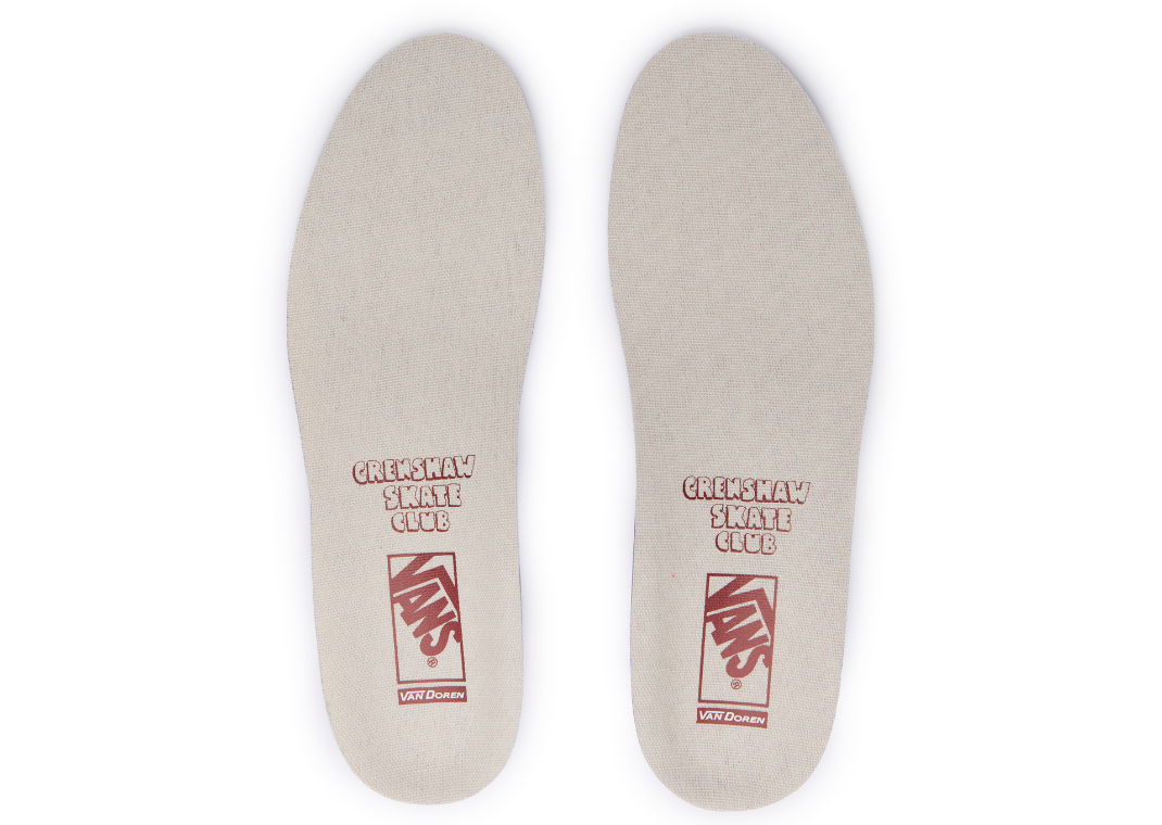 Crenshaw Skate Club x Vans Half Cab White - Insoles