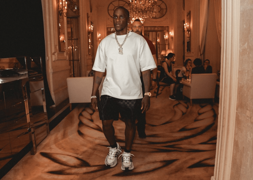 No Malice wearing the Pharrell Williams x adidas Adistar Jellyfish White Black