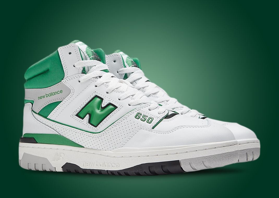 New Balance 650 White Green