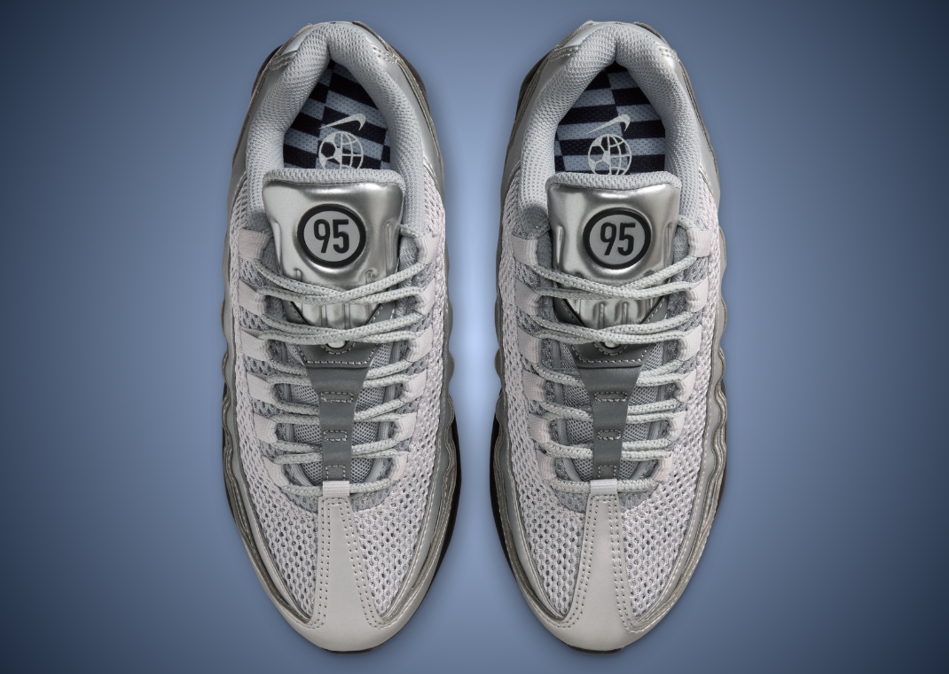 Nike Air Max 95 Big Bubble Total 90 Metallic Silver Top