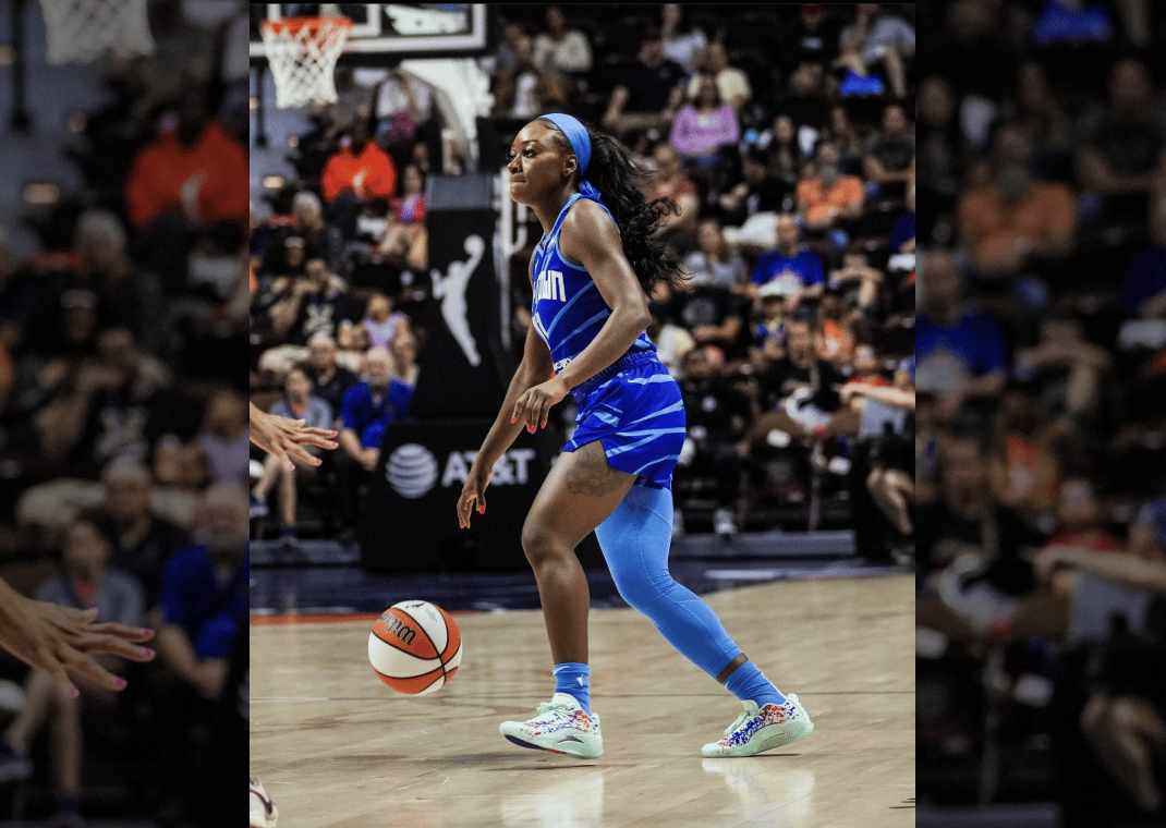Dana Evans Wearing The Zion 3 “Mud, Sweat and Tears”