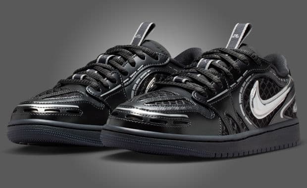 Air Jordan 1 Low MM v3 Black Metallic Silver W