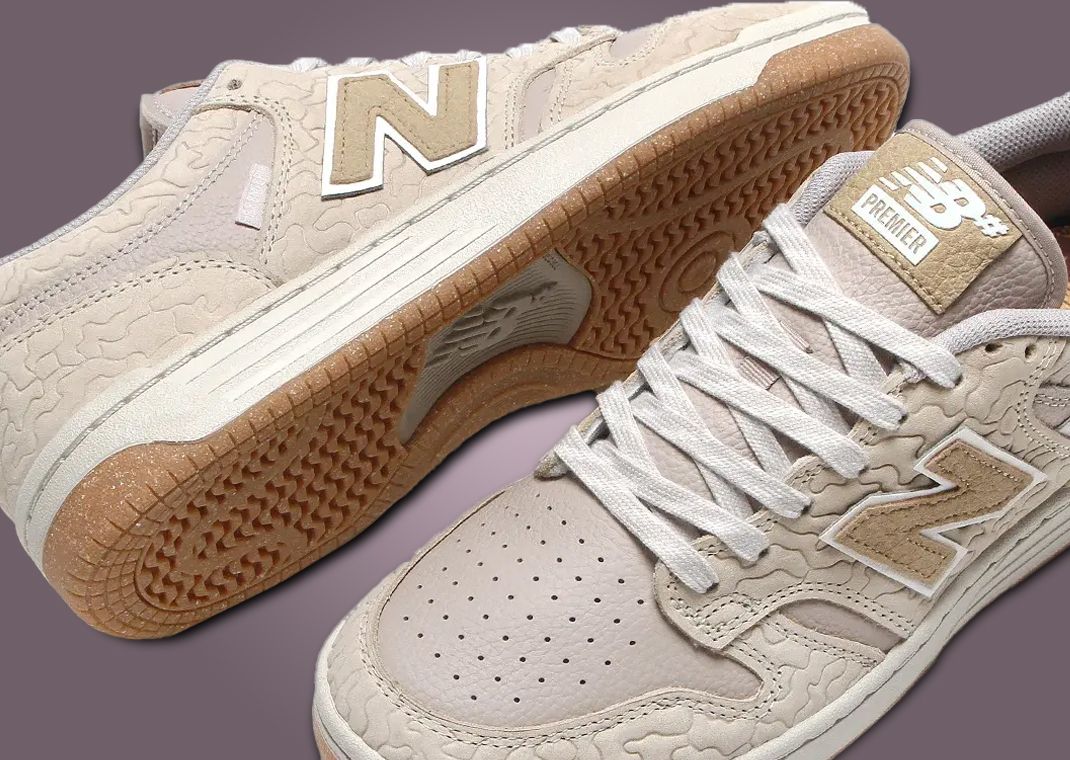 Premier x New Balance Numeric 480 Morel Mushroom Detail
