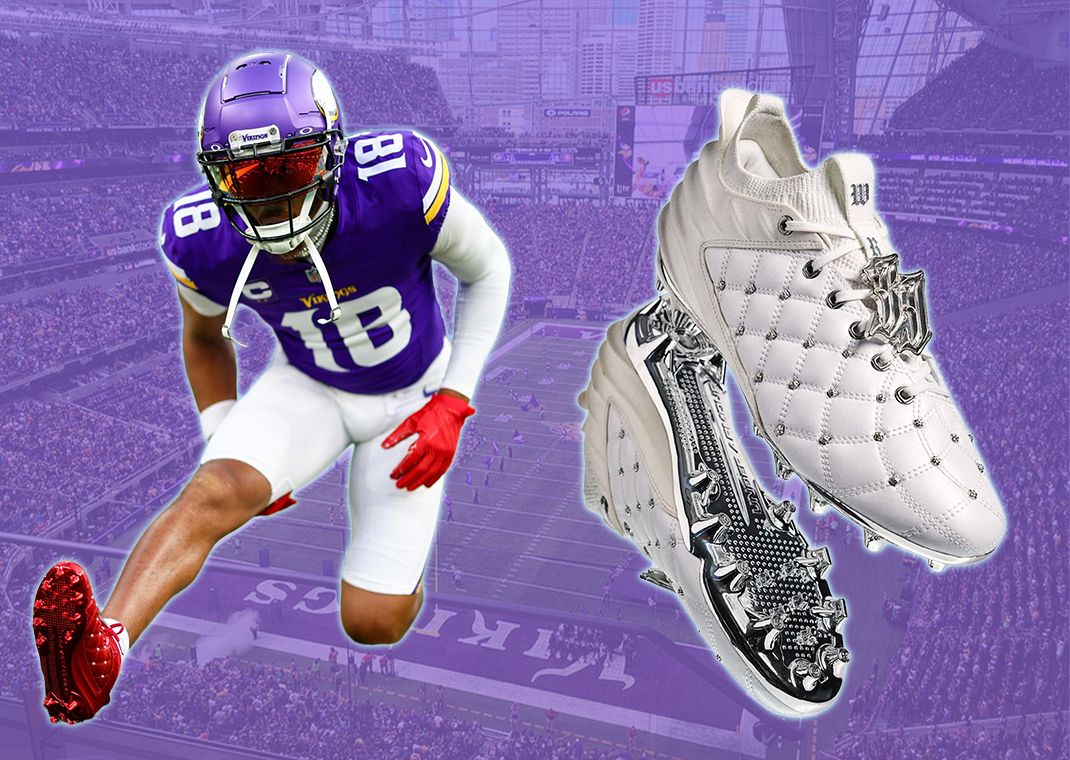 Justin Jefferson's Under Armour Pro Blur 2.0 Chrome PE