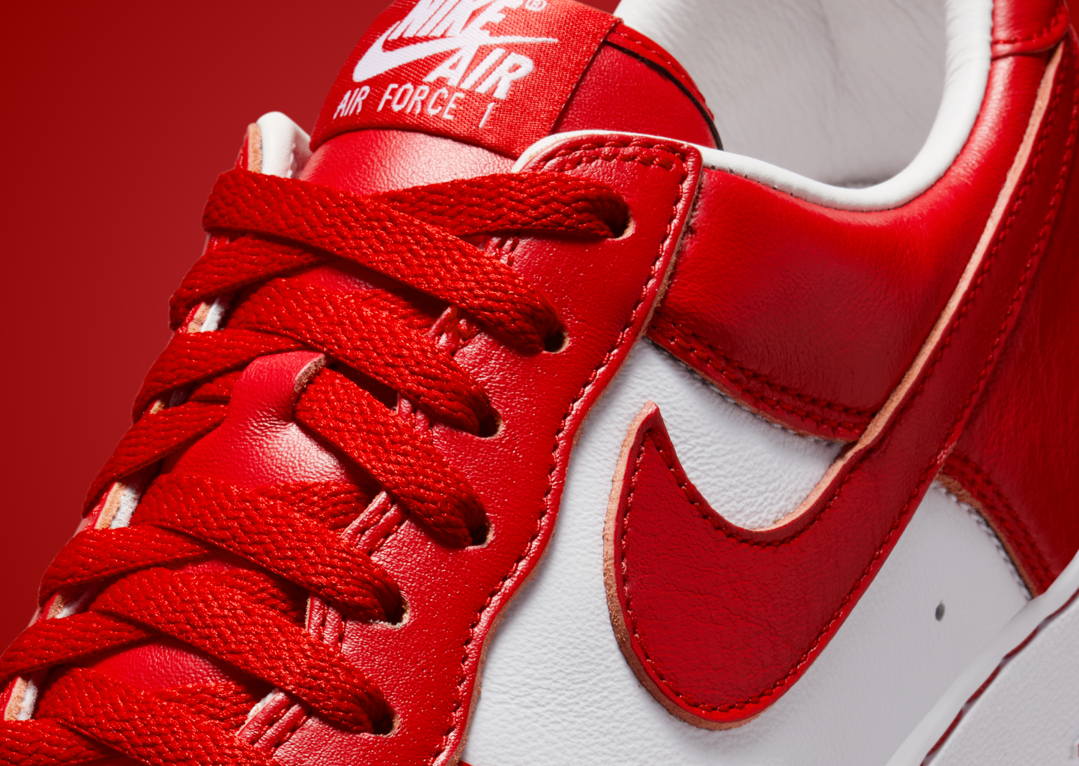Terror Squad x Nike Air Force 1 Low Red Release- Detail