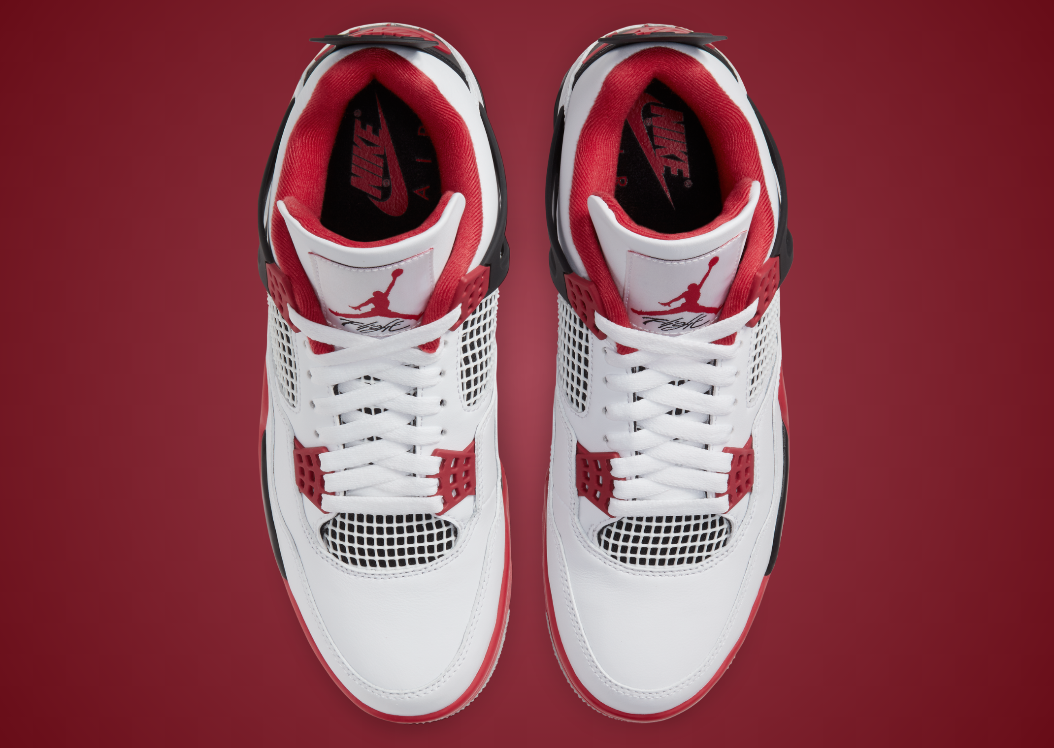 Air Jordan 4 Retro Fire Red (2020 release pictured)