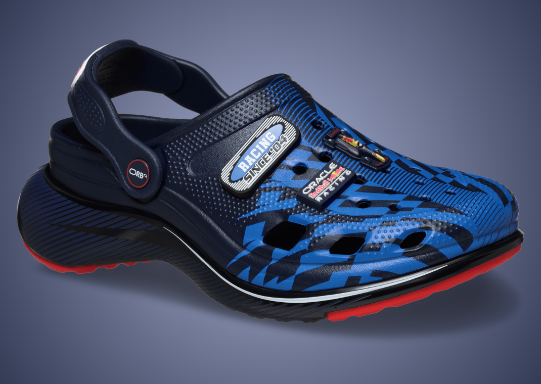 Red Bull Racing x Crocs Classic Runner Angle