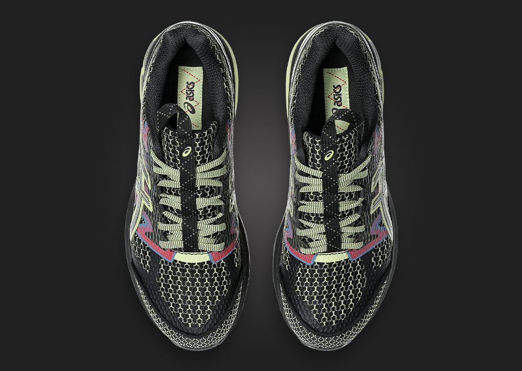 Kiko Kostadinov x Asics US4-S GEL-TERRAIN Black Neon Lime Top