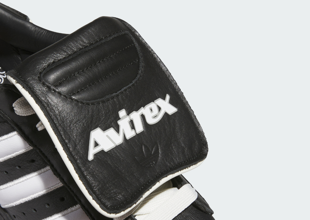 Avirex x adidas Superstar Black - Detail