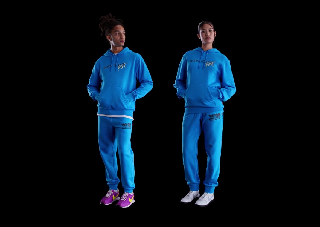 Stranger Things x Nike WSQK hoodie and sweatpants