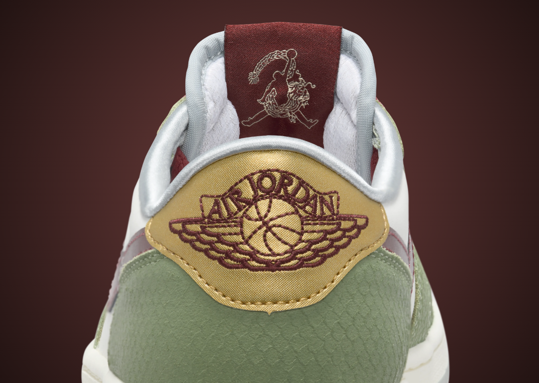 Air Jordan 1 Retro Low OG Chinese New Year Heel Detail