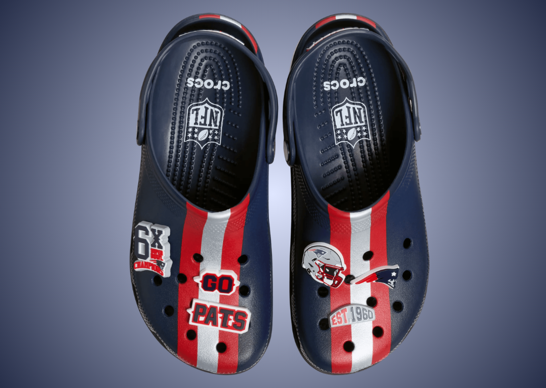NFL x Crocs Classic Clog New England Patriots - Top