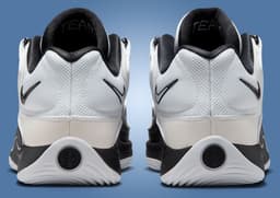 Nike KD 18 TB White Black Heel