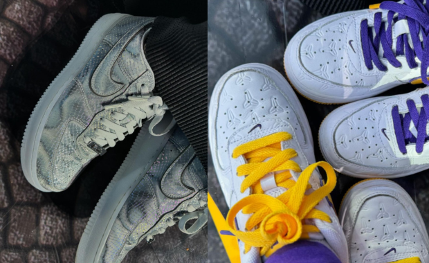 Two new Kobe Air Force 1 Low Colorways