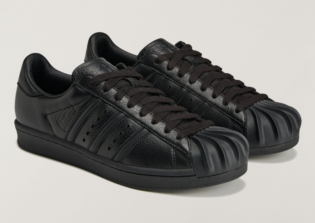 Thug Club x adidas Superstar Vintage Core Black - Angle