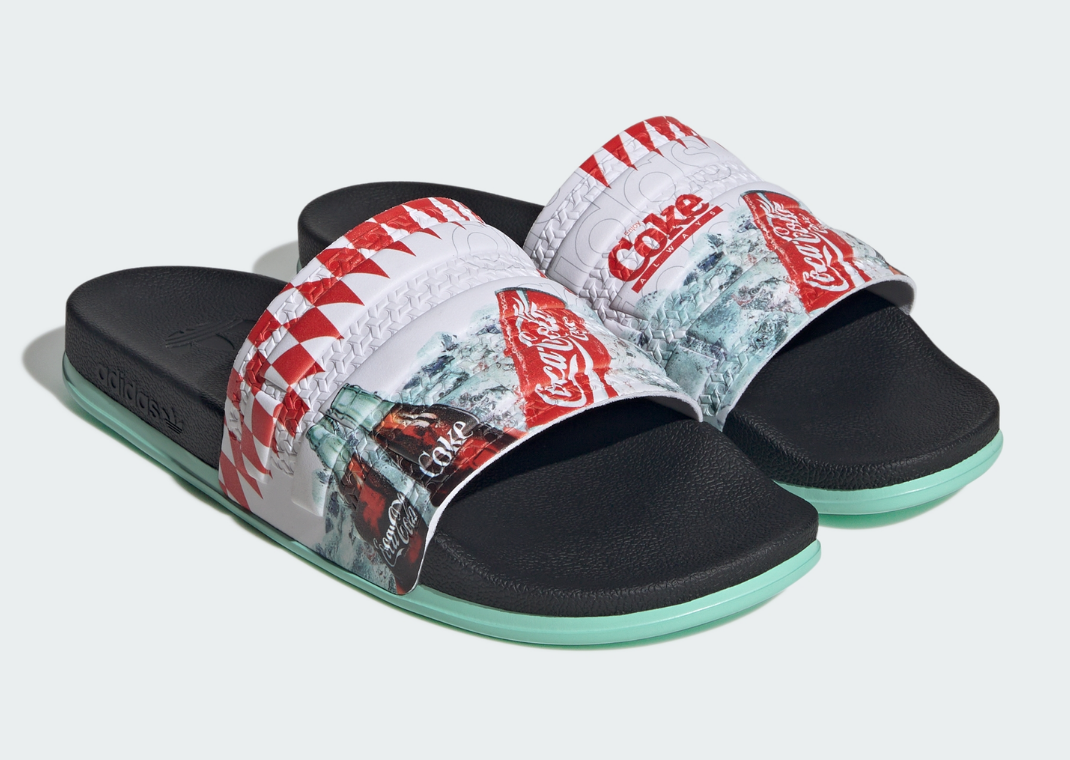 Coca-Cola x adidas Adilette Angle