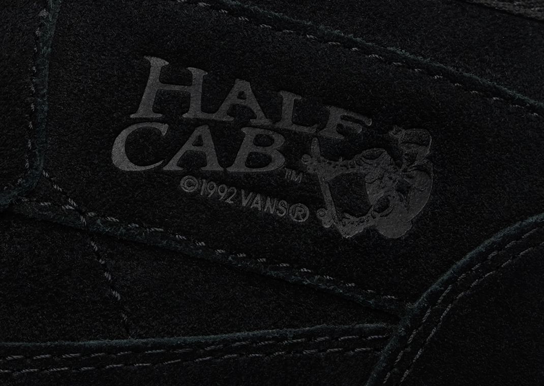 JJJJound x Vans Half-Cab Black White Detail