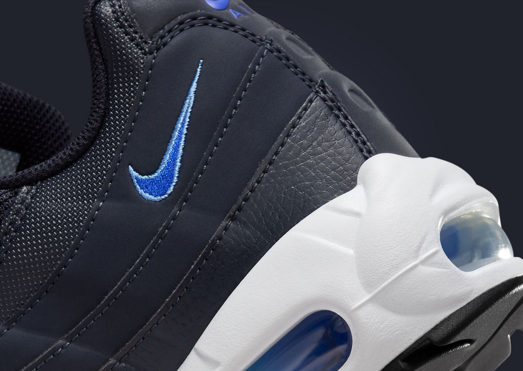 Nike Air Max 95 Dark Obsidian Racer Blue Heel