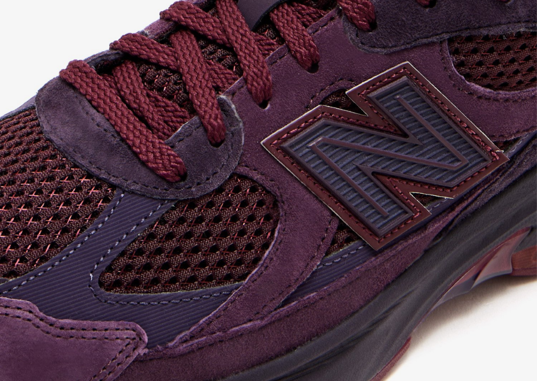 Rich Paul x New Balance 2010 Plum Brown Detail