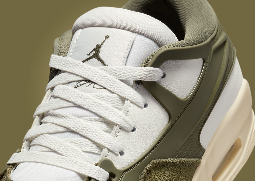 ★Nike★ Air Jordan 4 RM W Sail Coconut Milk Medium Olive FQ Air Jordan 4 RM 