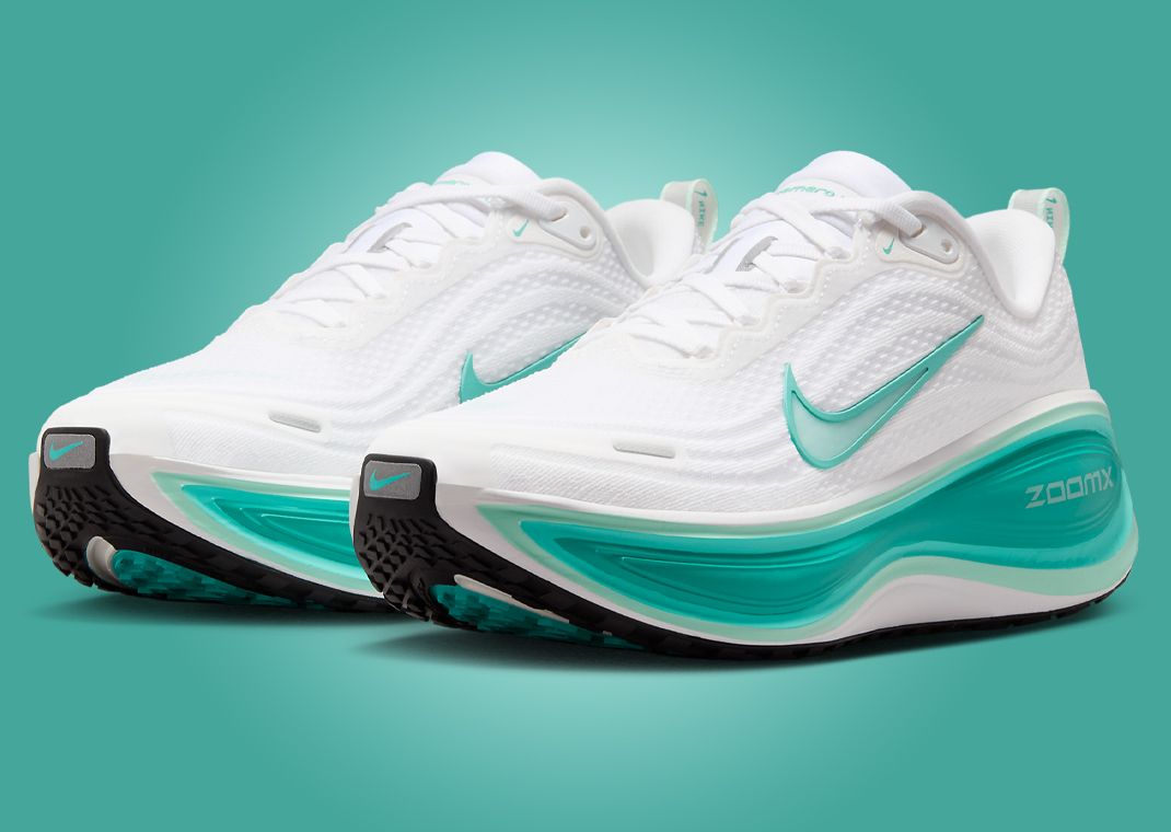 Nike Vomero Plus White Bleached Turquoise (W) Angle