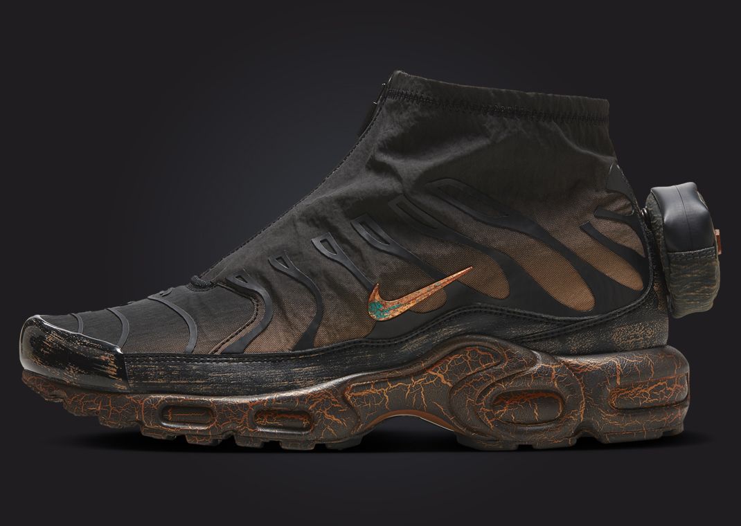 NIKE ☆ Air Max Plus Hiker ‘Patina’ Nike Adds a Patina Finish to This Retooled Air Max Plus