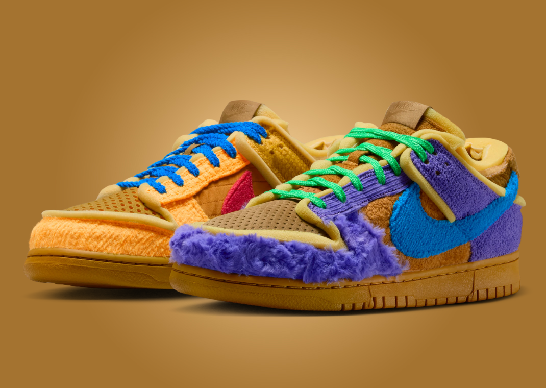 CPFM x Nike Swamp Sponge Dunk Psychic Purple Angle
